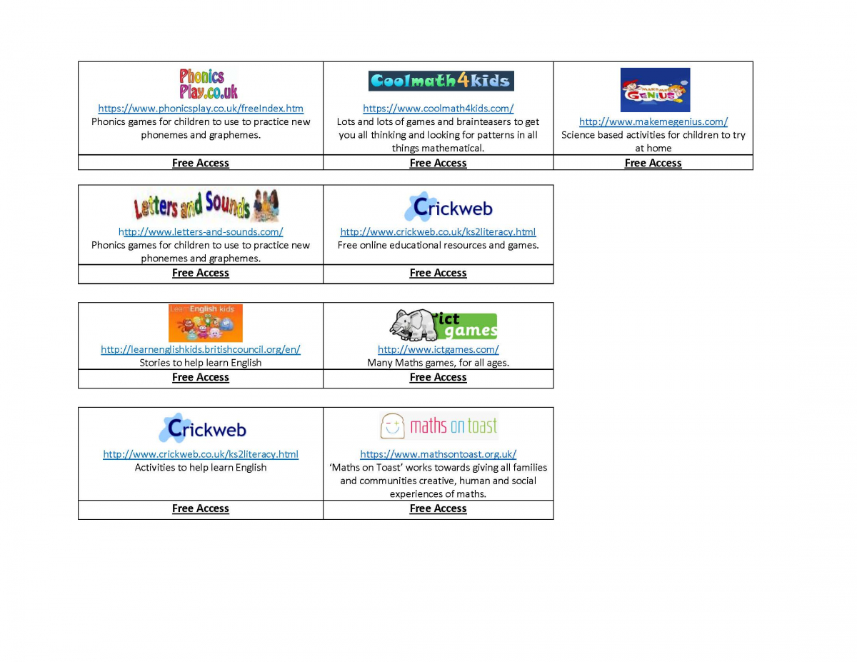 Year 2 Home Learning Page - Colindale Primary School