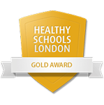 Healthy Schools London Gold Award badge