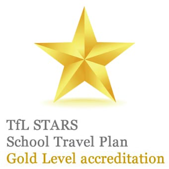 TfL STARS Gold Level School Travel Plan badge