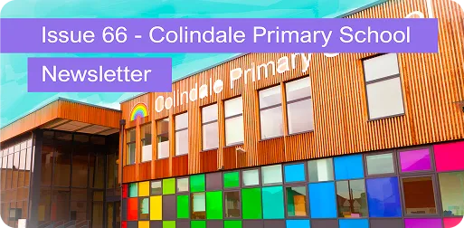 Photo of school newsletter