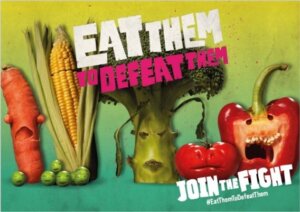 Eat them to defeat them logo